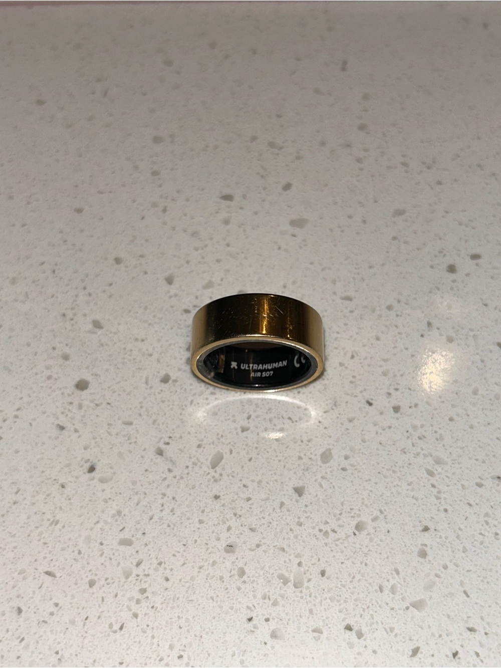 Ultrahuman Ring in Gold (Size: 7)